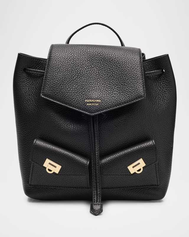 Grain Leather Backpack